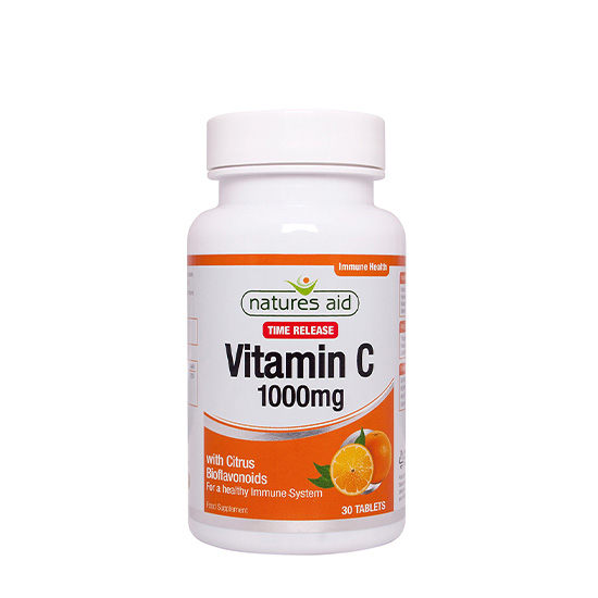 Natures Aid Vitamin C 1000Mg Time Release 30 Tablets in Dubai, UAE