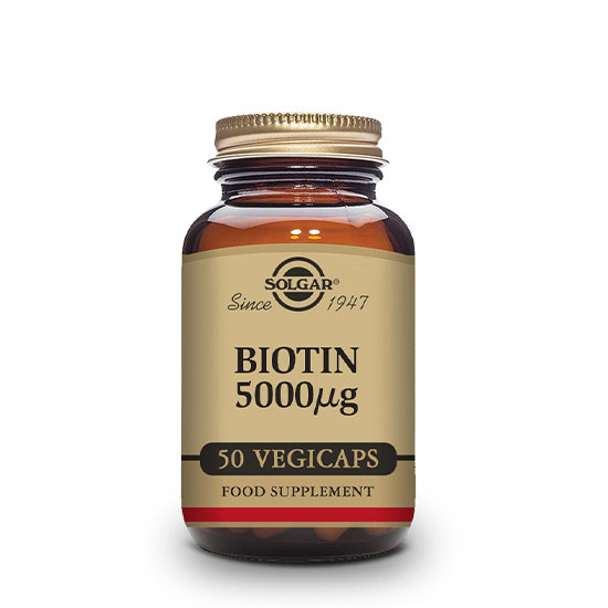 Solgar Biotin 5000mcg 50 Vegetable Capsules in Dubai, UAE