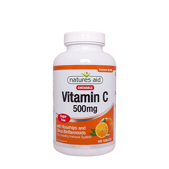 Natures Aid Vitamin C 500mg 100 Tablets in Dubai, UAE