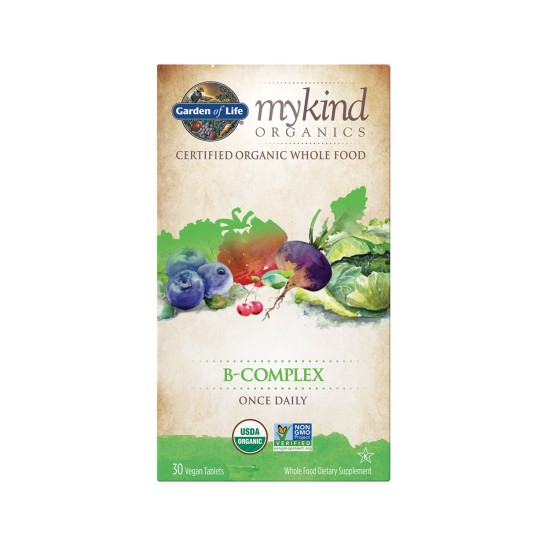 Garden Of Life Mykind Organics B-Complex 30 Veg Tablets