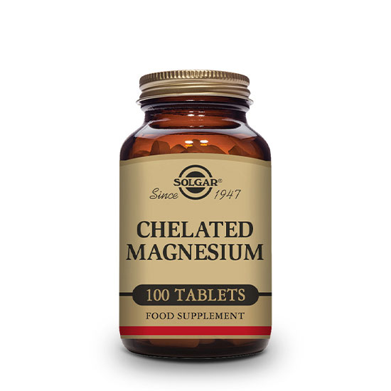 Solgar Chelated Magnesium 100 Tablets in Dubai, UAE