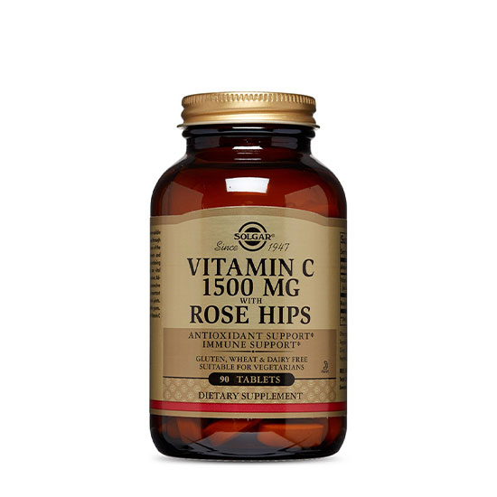 Solgar Vitamin C 1500mg With Rose Hips 90 Tablets in Dubai, UAE