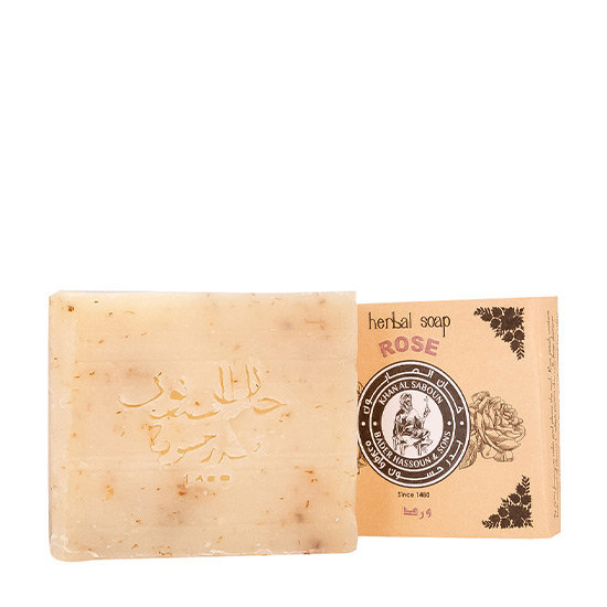 Khan Al Saboun Rose Herbal Soap 80g in Dubai, UAE