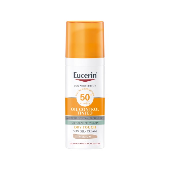 Eucerin Sun Oil Control Gel-Cream Tinted CC Medium SPF50 50ml