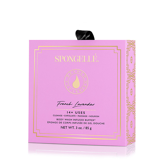 Spongelle Boxed White Flower - French Lavender 14 Washes 85g in Dubai, UAE