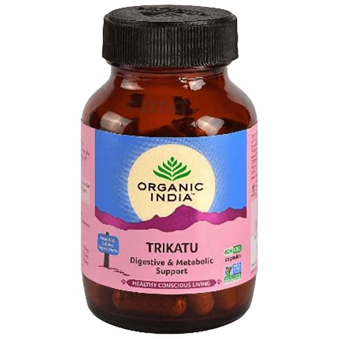 Organic India Trikatu Digestive & Metabolic Support 90's Capsules