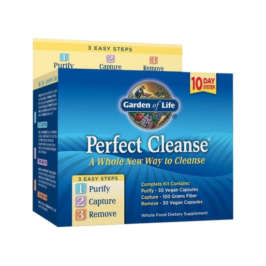 Garden Of Life Perfect Cleanse With Organic Fiber Kits - 10 Days Cleansing Supplement