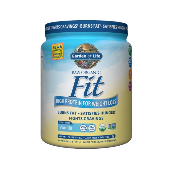 Garden Of Life Raw Organic Fit Vanilla Protein Powder 457 gm