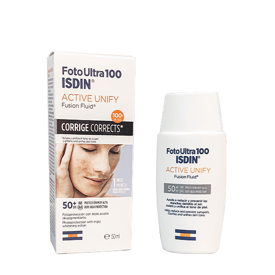 Isdin Foto Ultra 100 Active Sunscreen Unify Fusion Fluid No Color 50ml