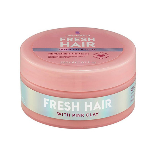 Lee Stafford Fresh Hair Pink Clay Purple Mask 200ml in Dubai, UAE