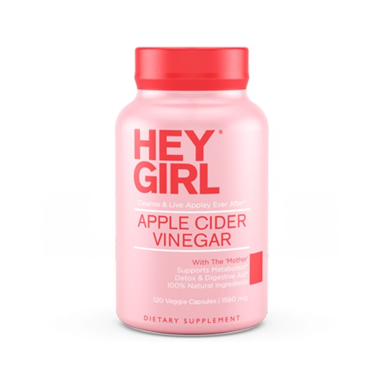 Hey Girl Nutrition Apple Cider Vinegar 120 Veggie Caps