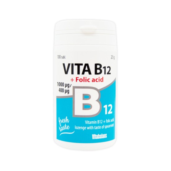 Vitabalans Vita B12 Folic Acid 100 Tabs