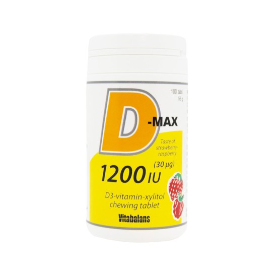 Vitabalans D-Max 1200Iu 100 Tabs