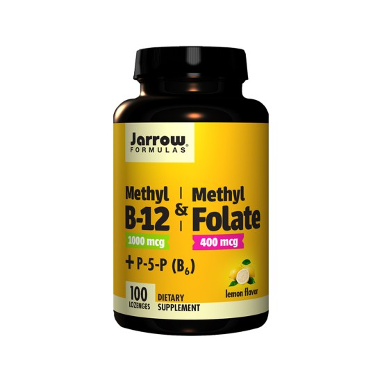 Jarrow Formulas Methyl B-12 & Methyl Folate 100 Lozenges