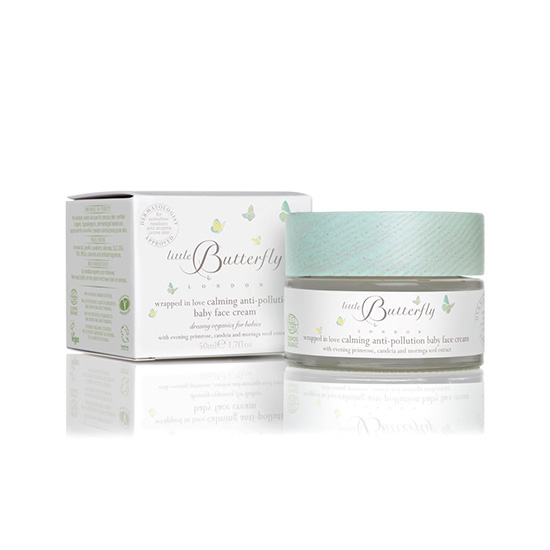 Little Butterfly London Wrapped in Love Calming Anti- Pollution Baby Face Cream 50ml in Dubai, UAE