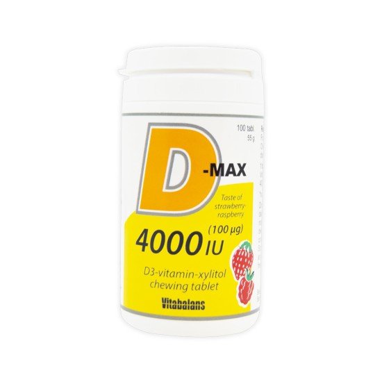 Vitabalans D-Max 4000Iu 100 Tabs