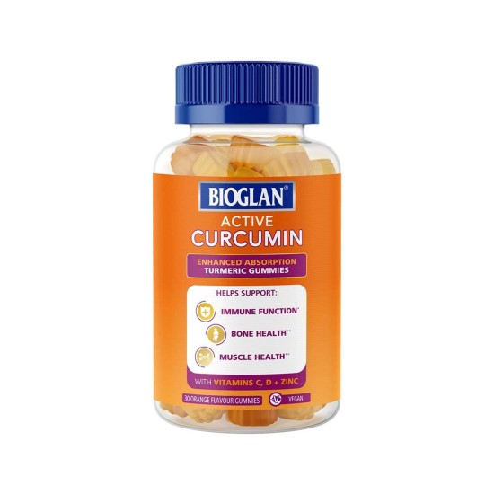 Bioglan Active Curcumin Gummies 30's