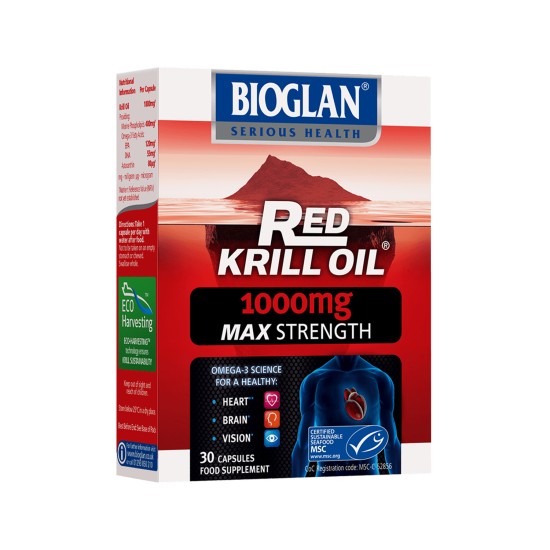 Bioglan Red Krill Oil 1000Mg 30 Caps