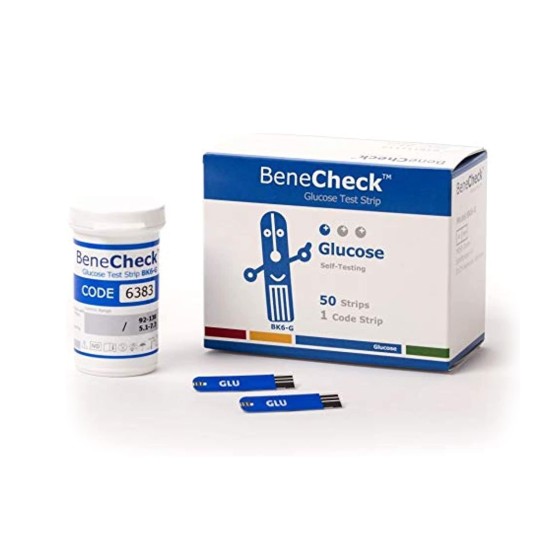 Benecheck Plus Blood Glucose Test Strip 50/Box BK6-G