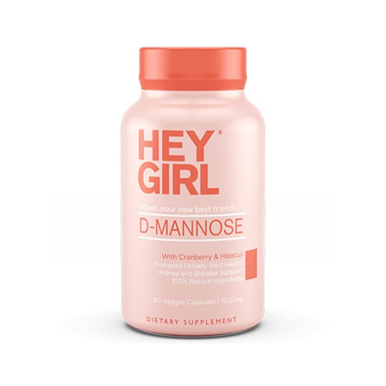 Hey Girl Nutrition D Mannose Capsules 60 Veggie Caps