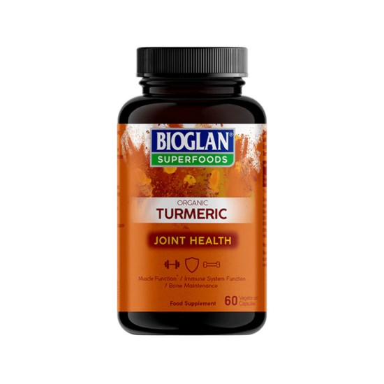 Bioglan Superfood Organic Turmeric 60 Capsules