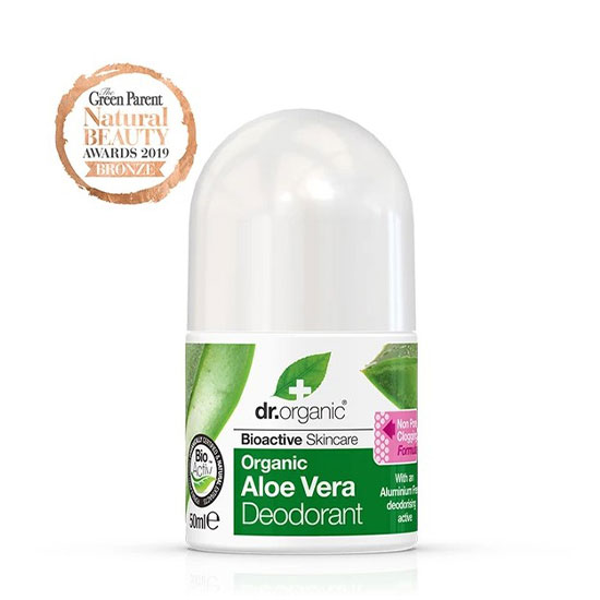 Dr.Organic Aloe Vera Deodorant Roll-On 50ml in Dubai, UAE