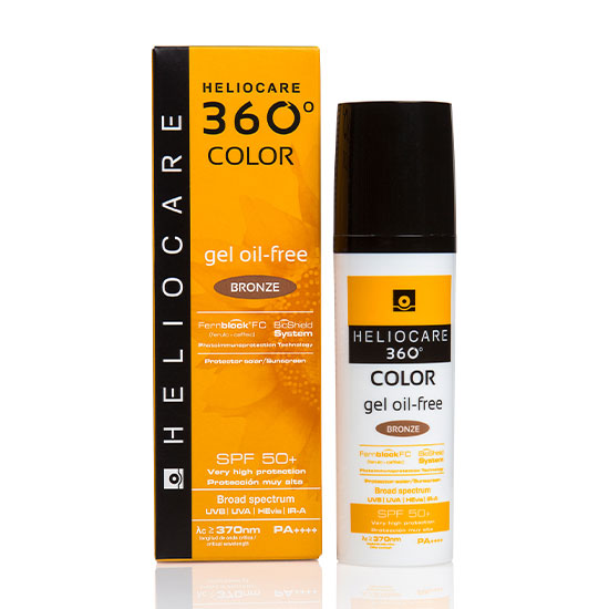 Heliocare 360 Gel Oil-Free Color Spf50 Bronze 50ml in Dubai, UAE