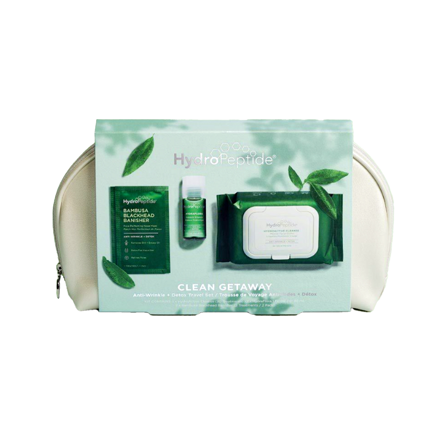 Hydropeptide Clean Getaway Anti-Wrinkle Detox Gift Set 4 Pcs in Dubai, UAE