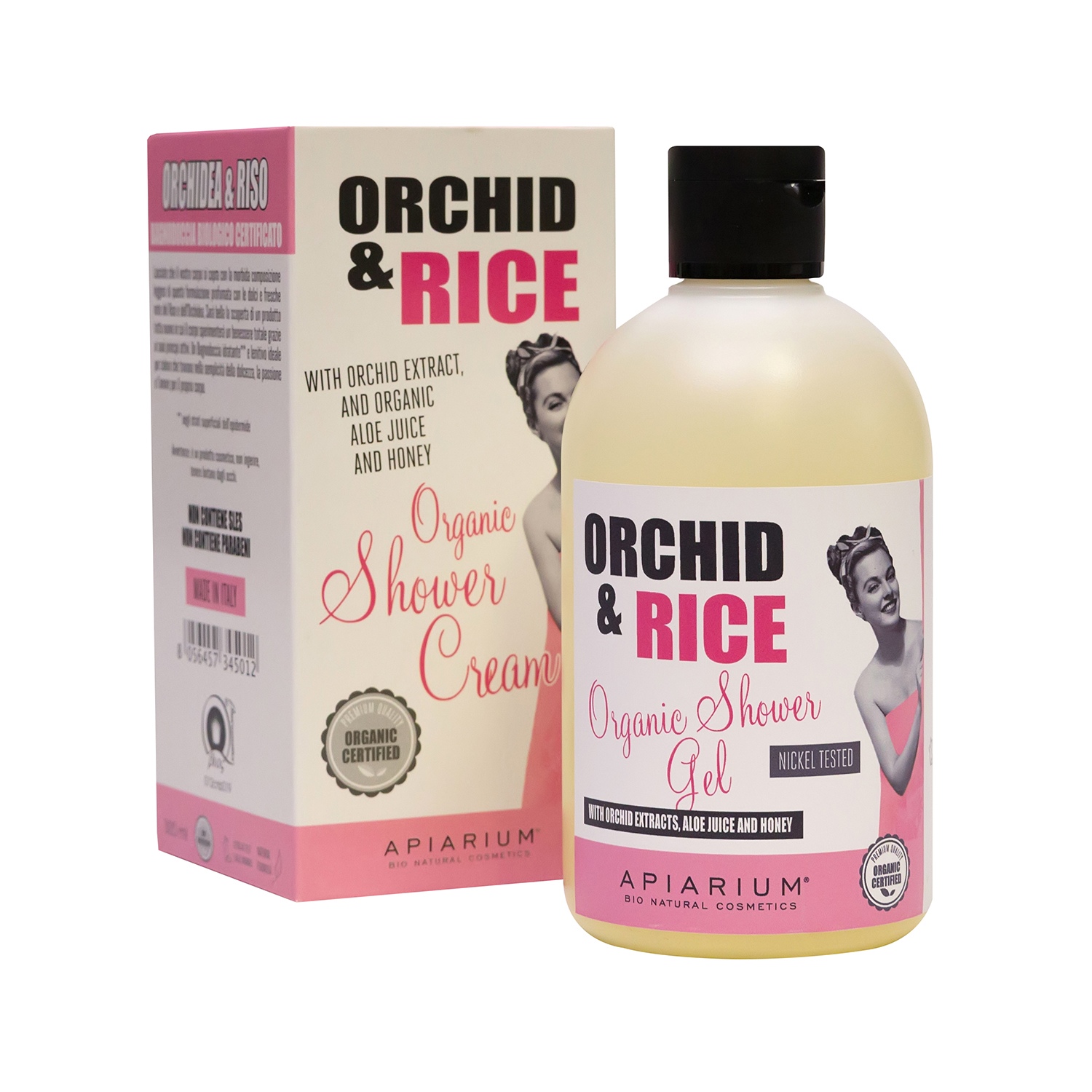 Apiarium Orchid & Rice Organic Showergel 300ml in Dubai, UAE