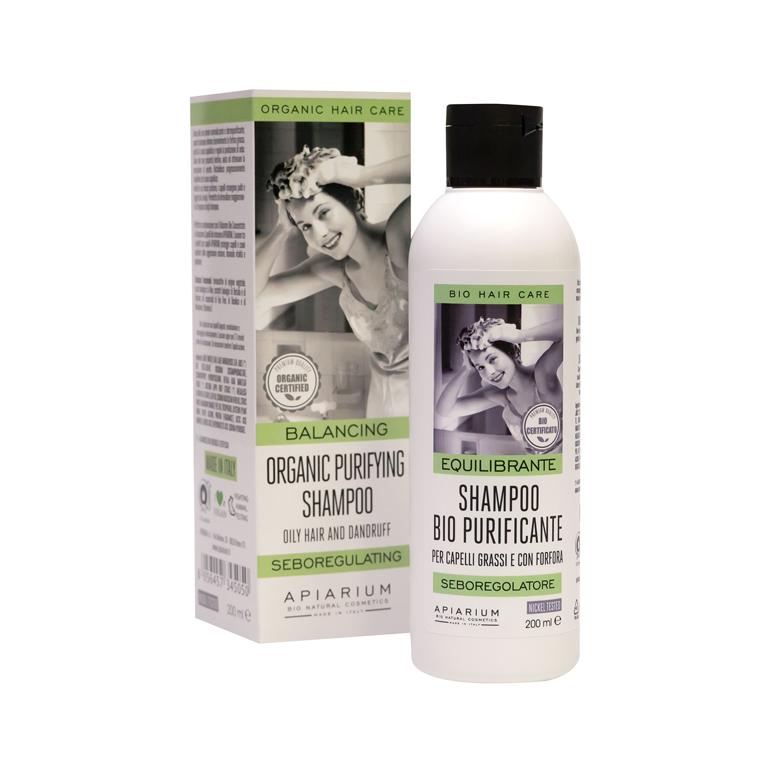 Apiarium Organic Purifying Shampoo 200ml