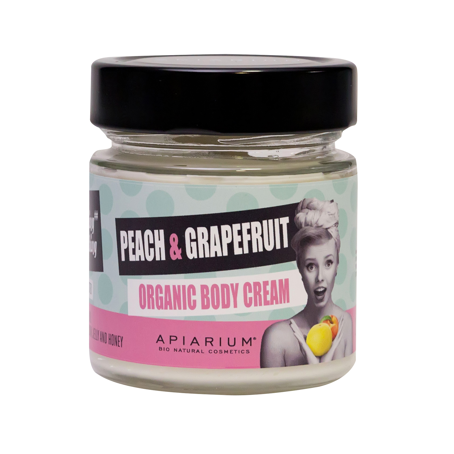 Apiarium Peach & Grapefruit Organic Body Cream 200ml in Dubai, UAE