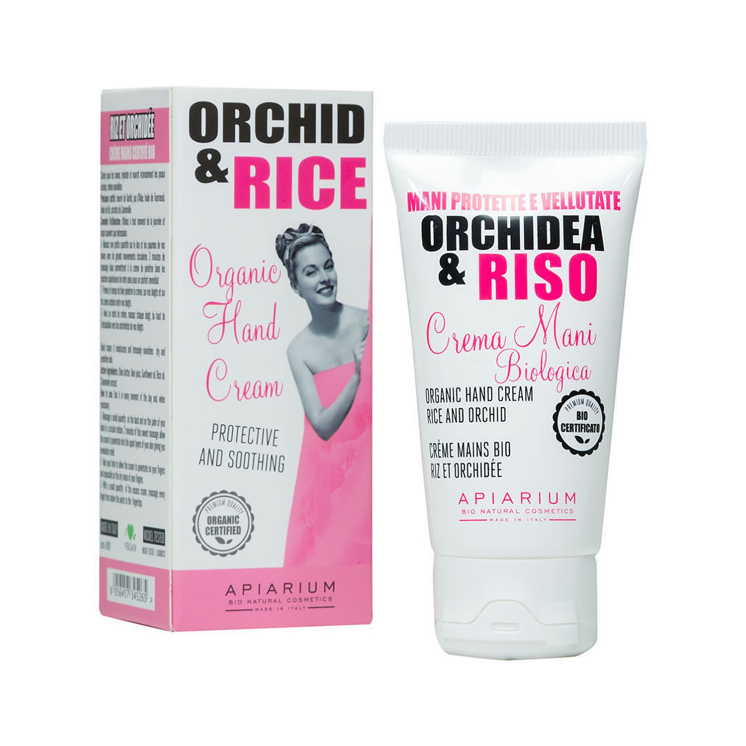 Apiarium Orchid & Rice Organic Hand Cream 50ml in Dubai, UAE