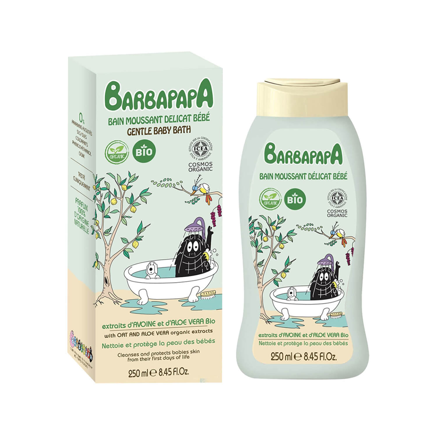 Barbapapa Organic Gentle Baby Bath 250ml in Dubai, UAE