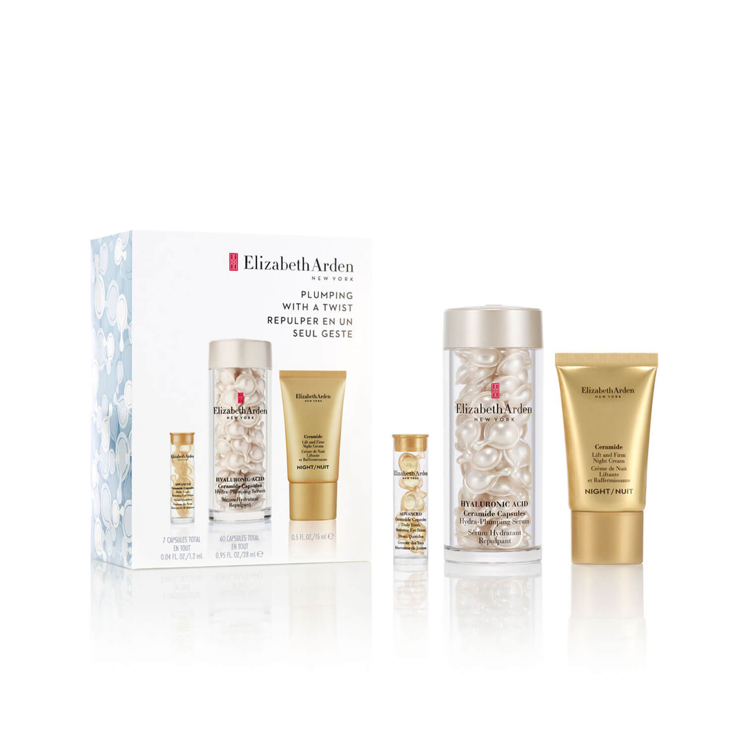 Elizabeth Arden Skin Plumping Hyaluronic Acid Capsules 60-Pieces Set in Dubai, UAE