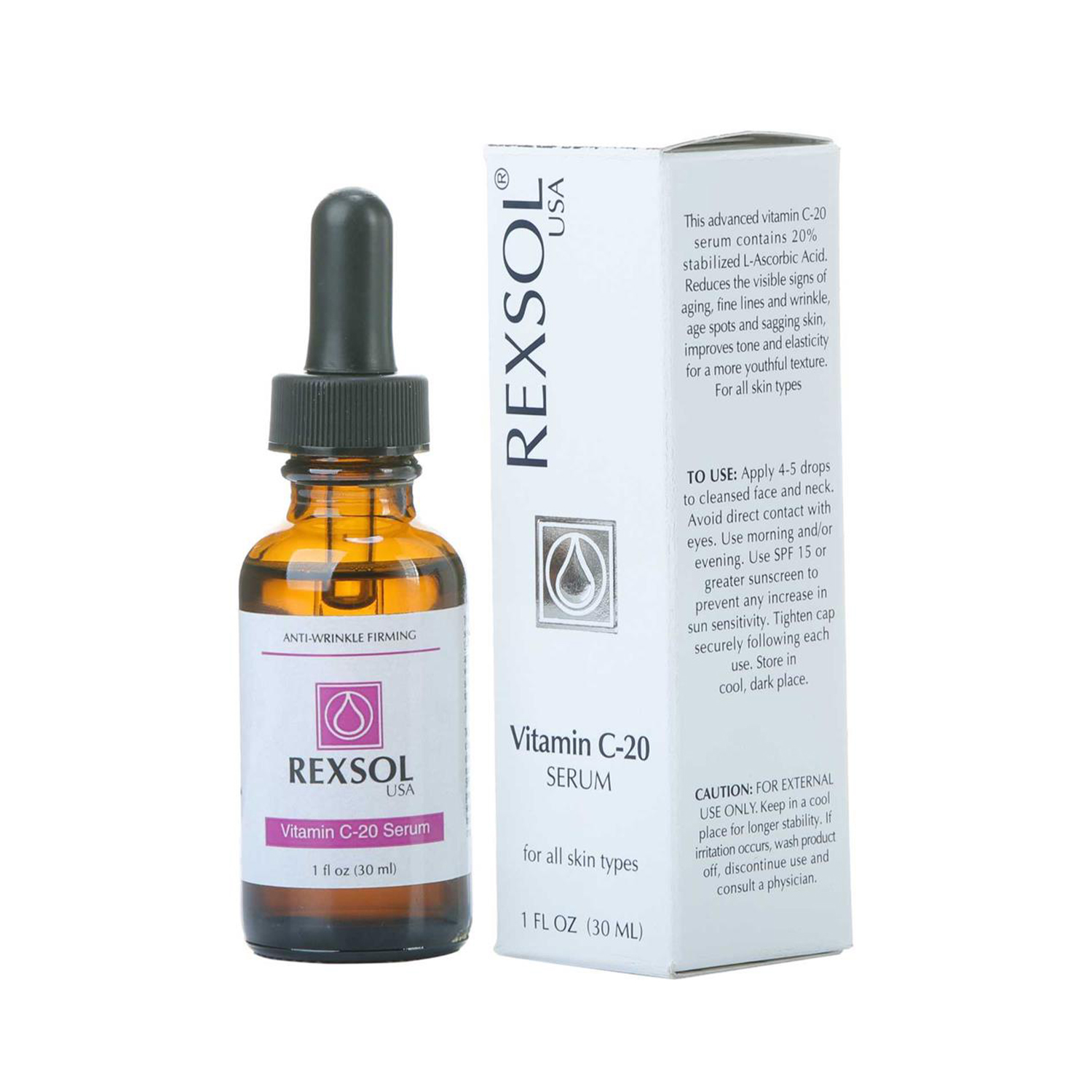 Rexsol Vitamin C-20 Anti-aging Face Serum 30ml in Dubai, UAE