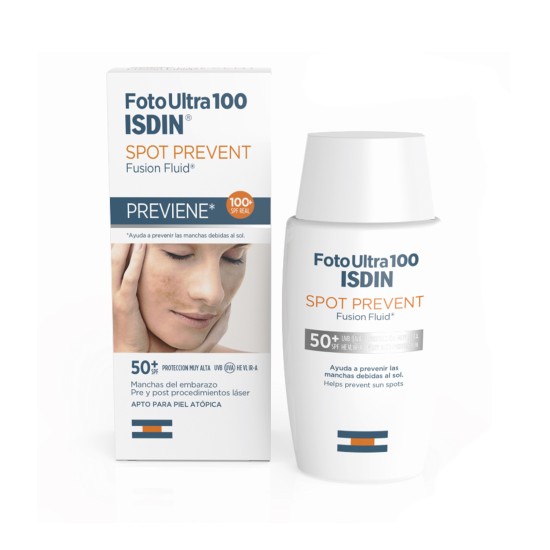 Isdin Sunscreen Foto Ultra 100 Spot Prevent Fusion Fluid Spf50 50ml in Dubai, UAE