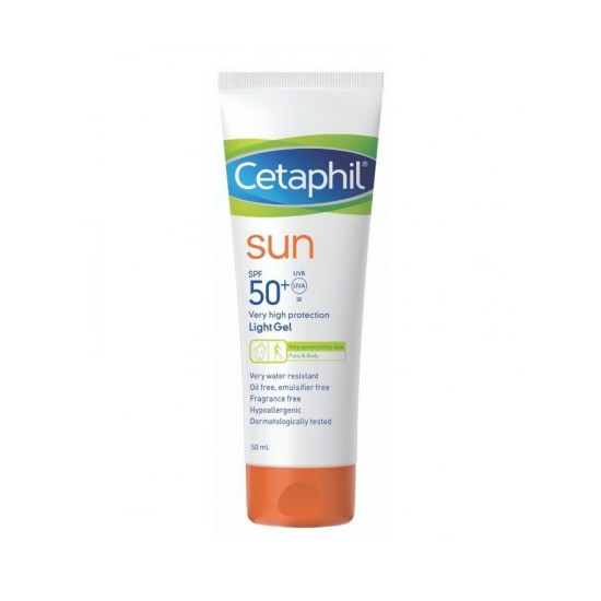 Cetaphil Sunscreen Spf50 Light Gel 50ml for Oily Skin in Dubai, UAE