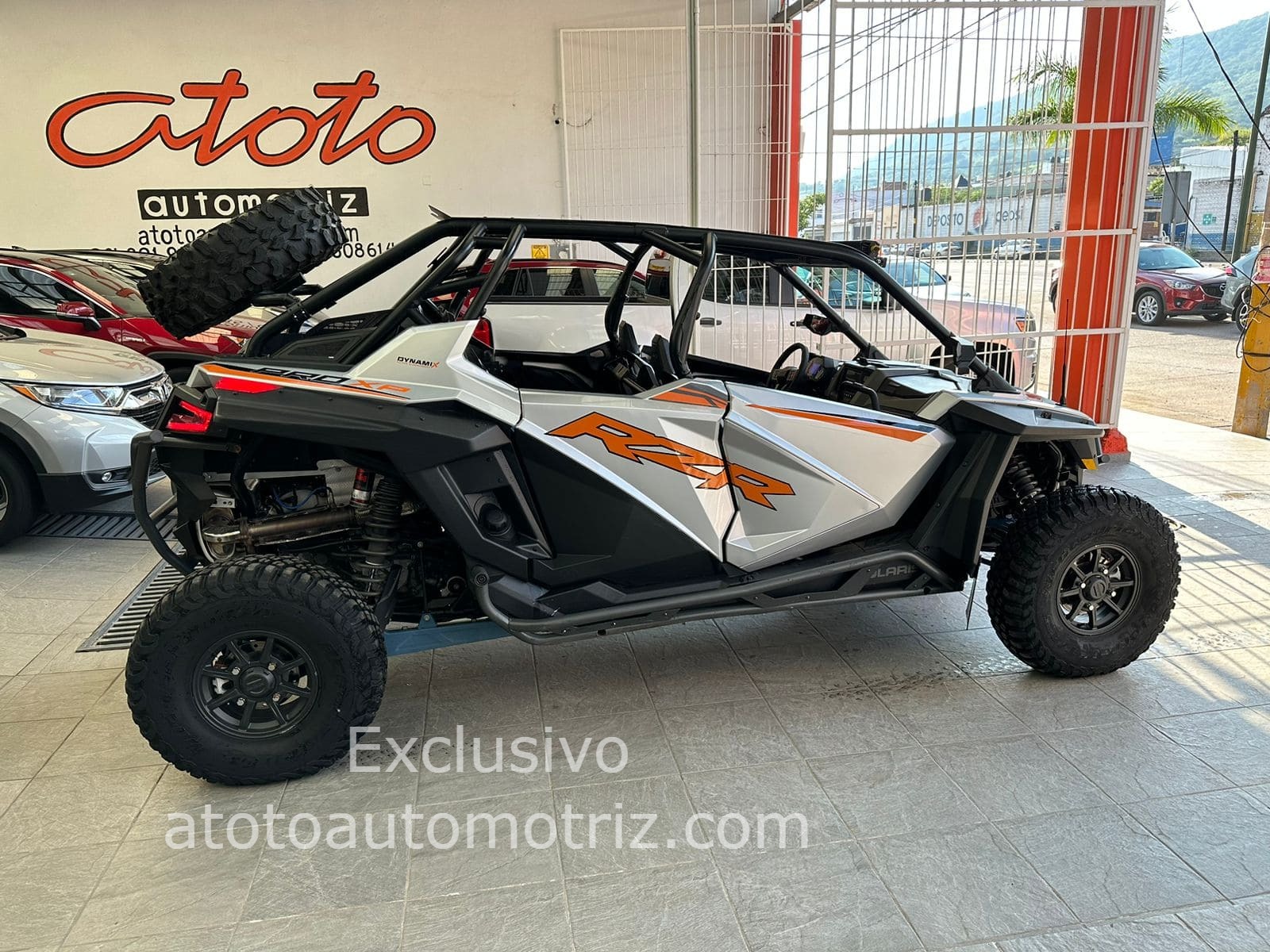 Polaris RZR 2021 pro xp dinamix Automático Gris