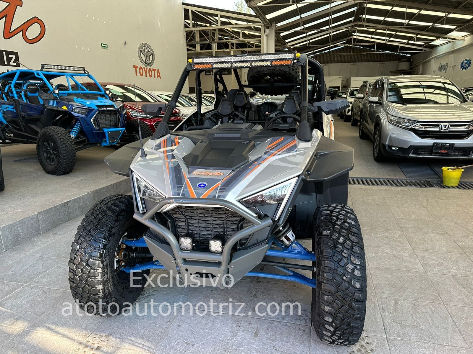 Polaris RZR 2021 pro xp dinamix Automático Gris