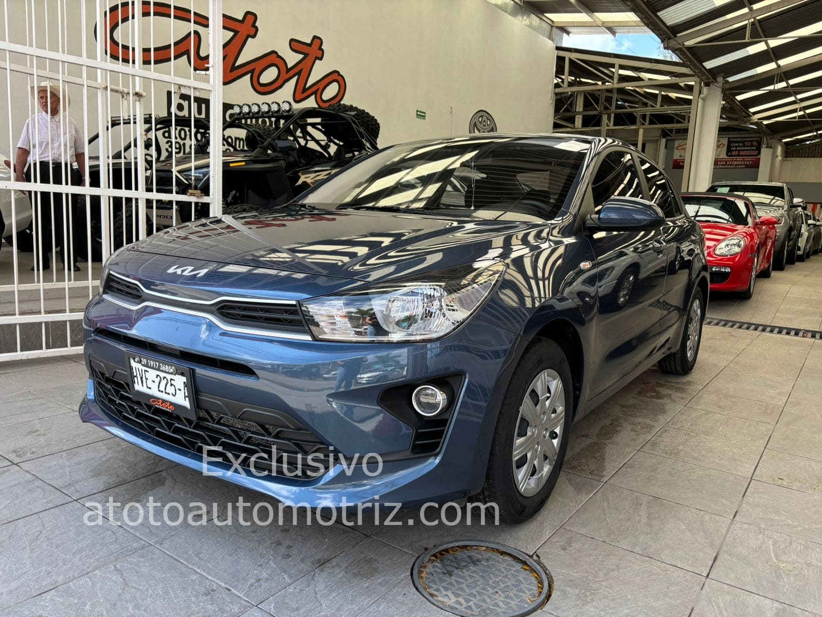 KIA Rio 2022 L Manual Azul