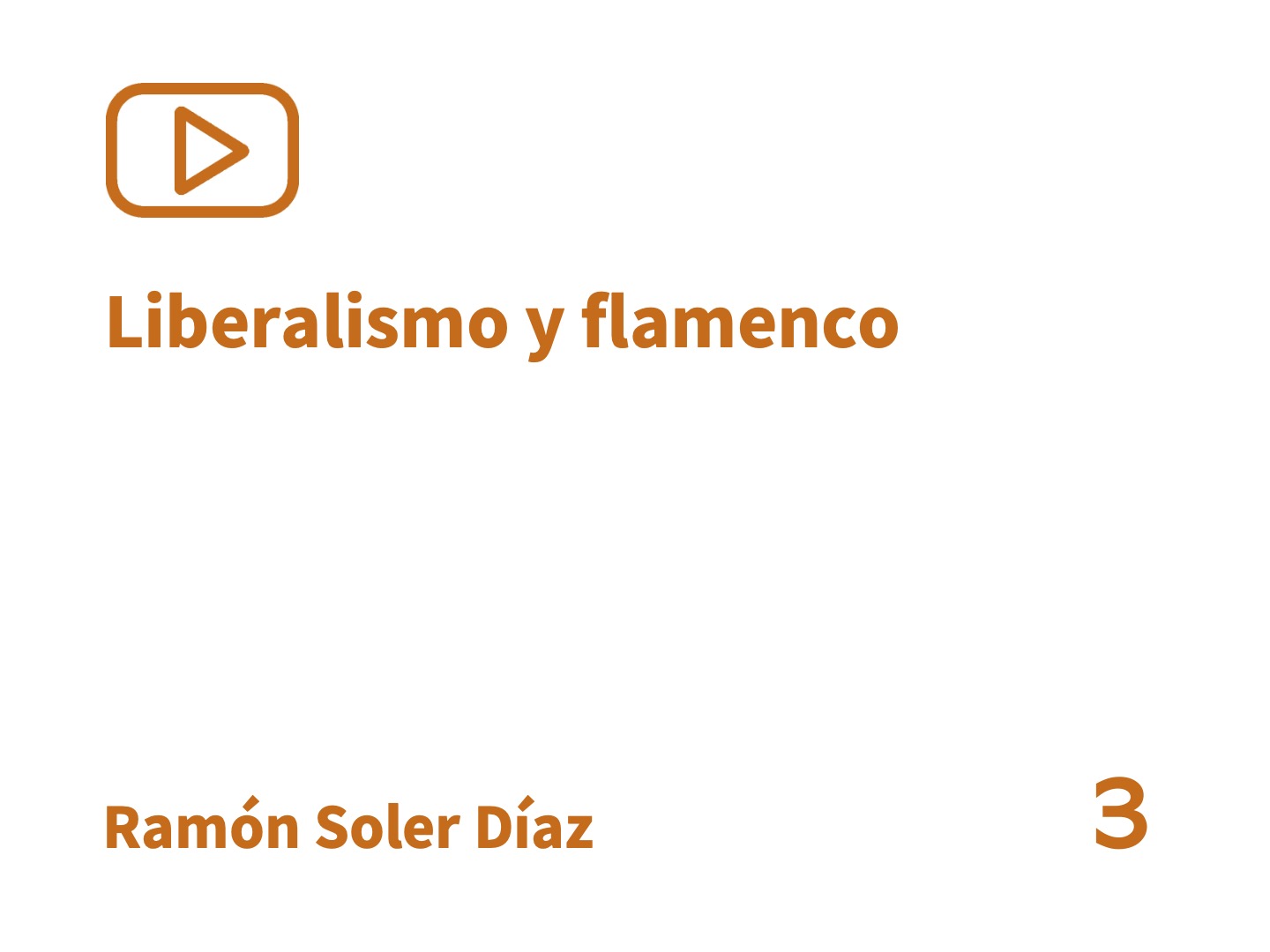 Liberalismo y flamenco