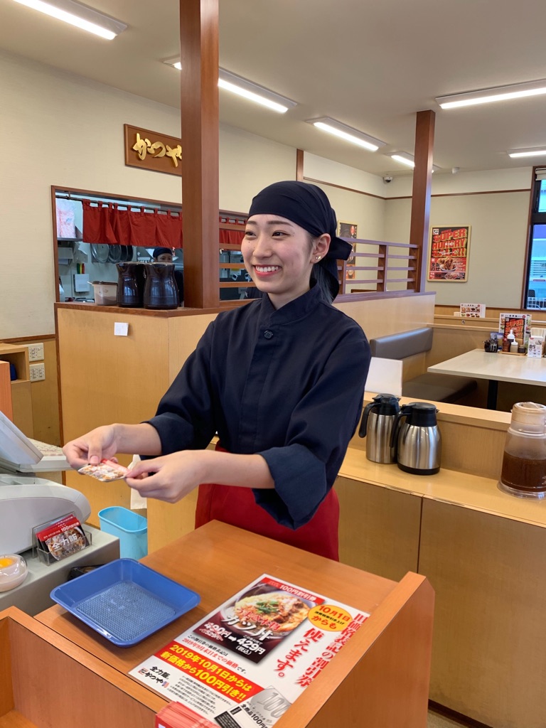 ホールスタッフ かつや名草線岩倉店 かつや 名草線岩倉店 の採用情報 株式会社三油商会