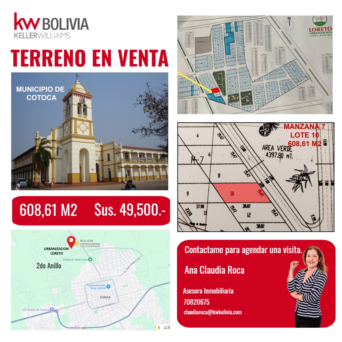 TERRENO EN VENTA EN COTOCA - SANTA CRUZ