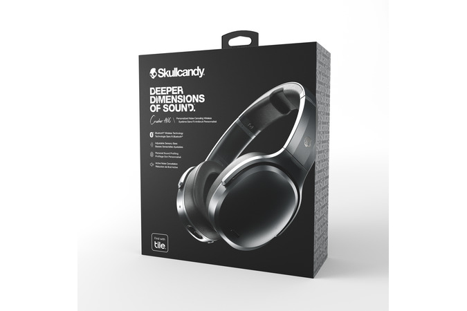 Skullcandy BT CRUSHER ANC BLACK/BLACK/GRAY | オーディオサブスク ONZO