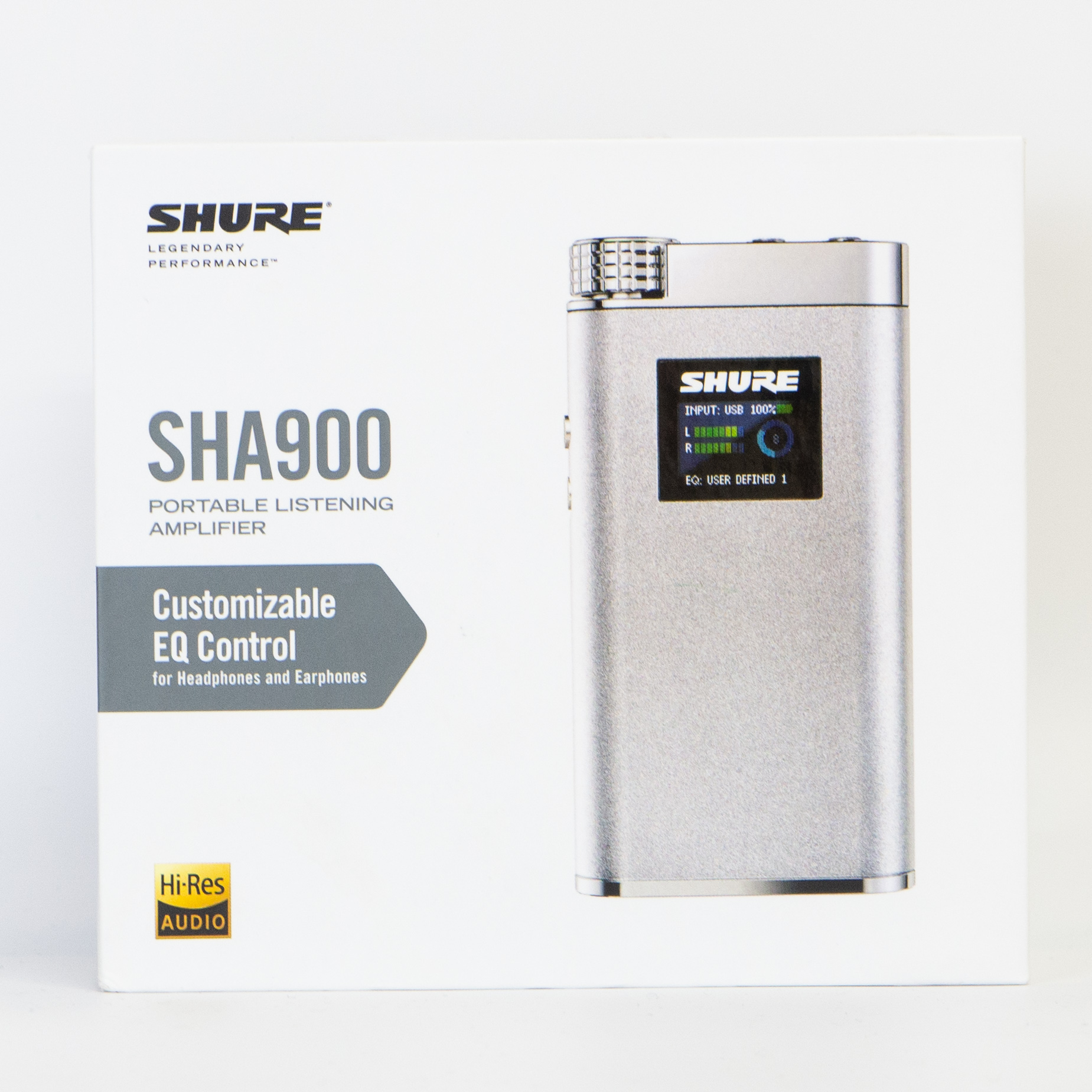 shure sha900 ポータブルアンプ