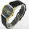 AUTHENTIC Movado Black & Gold Museum 87.40.870 Men's Leather Band Watch 8740870