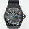 Bulova Men's 98B142 Precisionist Black Dial Rubber Band Watch 