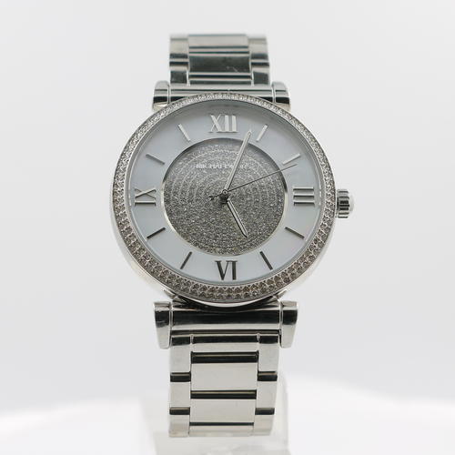 Michael Kors  Accessories  Michael Kors Catlin Crystal Stainless Silver  Watch  Poshmark