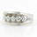 Vintage Classic Estate 14K White Gold Diamond Ring - 0.15CTW