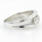 Vintage Classic Estate 14K White Gold Diamond Ring - 0.15CTW